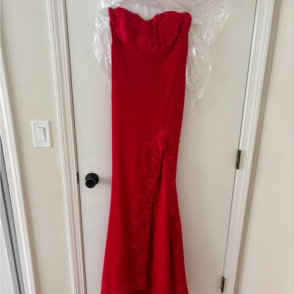Lulus red formal dress, size small